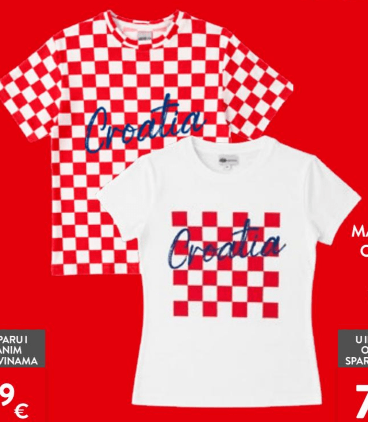 Navijačka majica za odrasle 1 kom - Akcija u trgovini Spar