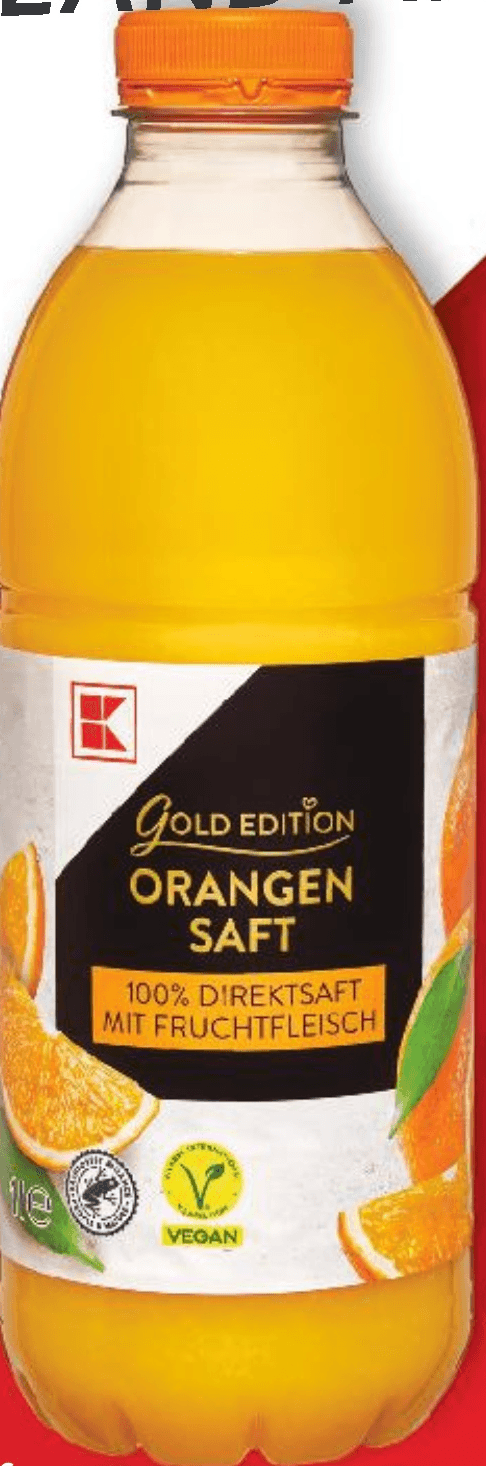 Gold Edition Orangen Saft 1 L - Akcija u trgovini Kaufland