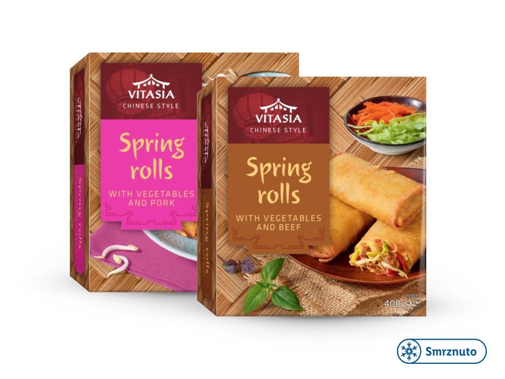 VITASIA Proljetne rolice 400 g - Akcija u trgovini Lidl