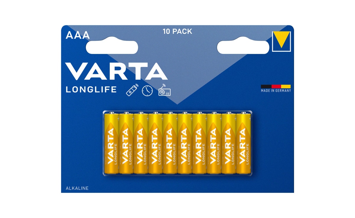 Varta Longlife baterije AA ili AAA 10 kom 10 kom Akcija u trgovini Interspar