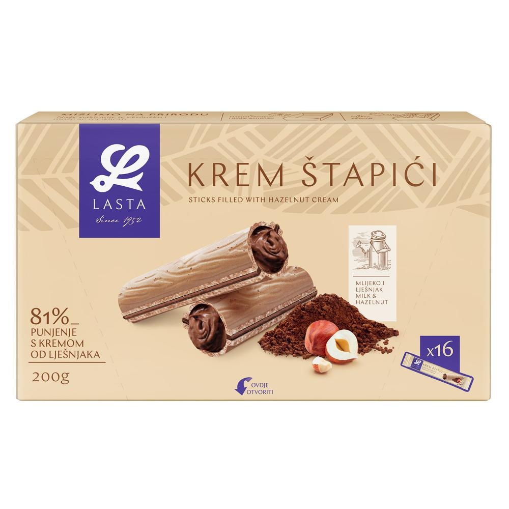 Lasta Krem štapići 200g - Akcija u trgovini Kaufland