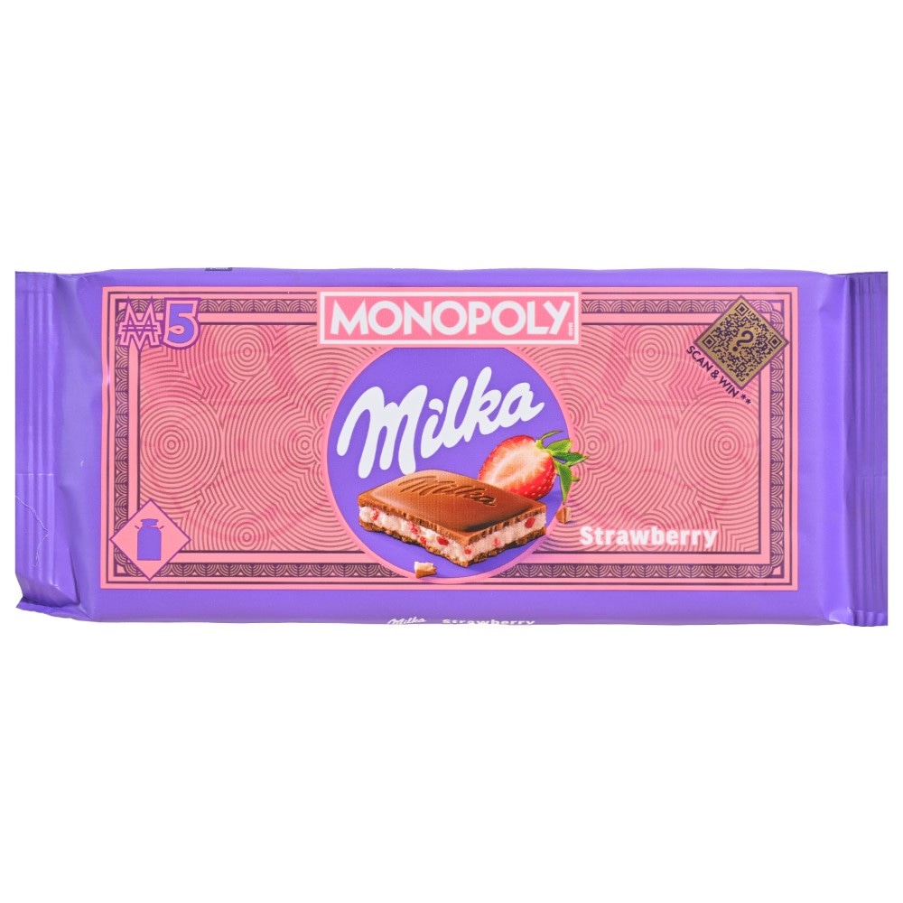 Milka Monopoly Jagoda 100g Akcija u trgovini Žabac
