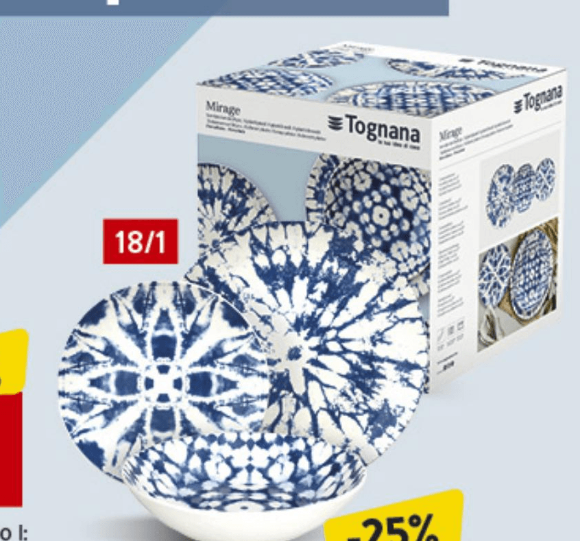 Servis za jelo Madison 18/1, set Tognana - Akcija u trgovini Konzum
