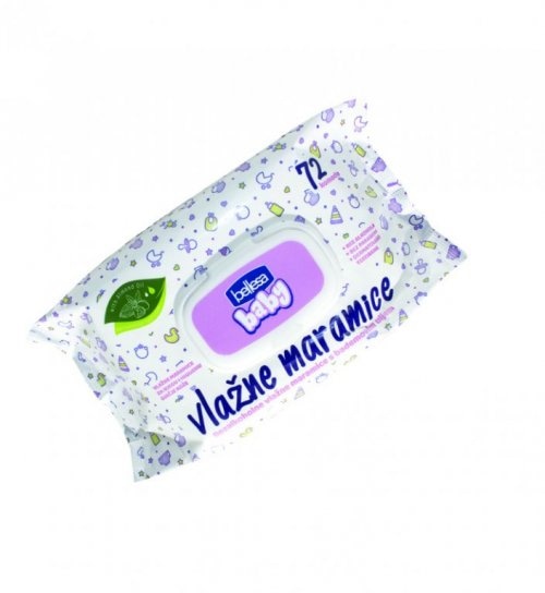 Baby vlažne maramice s poklopcem 1 pak Bellesa - Akcija u trgovini NTL