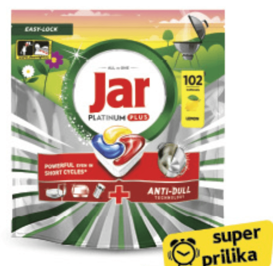 Jar Platinum Plus tablete lemon, 102/1 - Akcija u trgovini Konzum