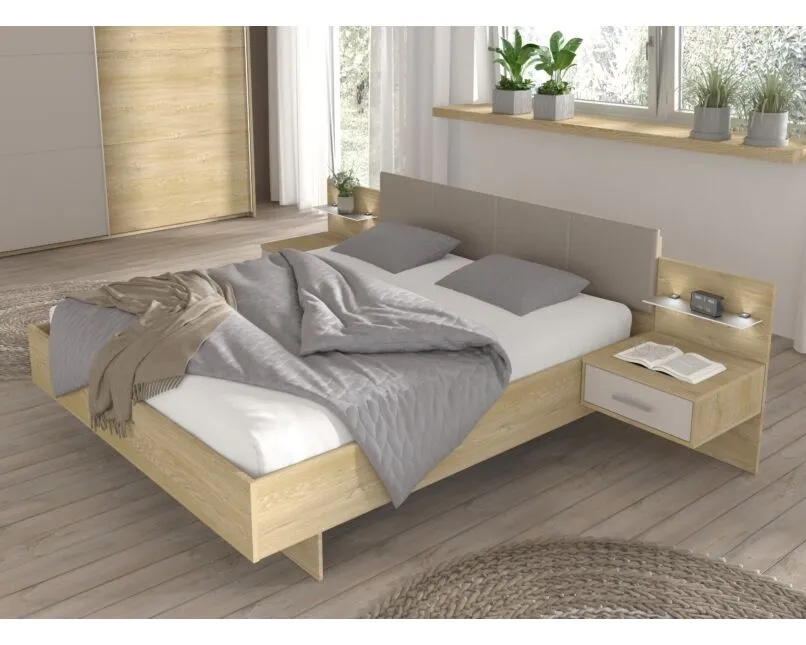Spavaća soba CATALINA krevet 160x200cm + ormar 215x225x60cm + komoda 150x90x60cm - Akcija u trgovini Harvey Norman
