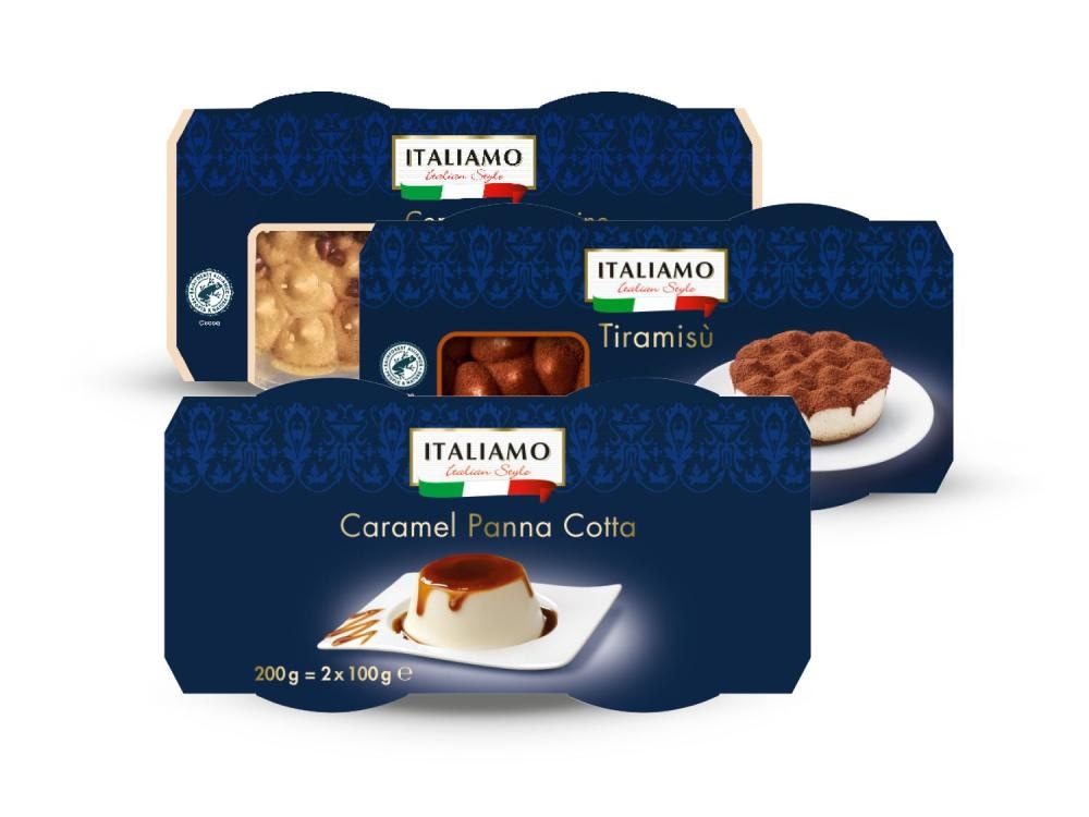 ITALIAMO Talijanski deserti 2 x 75 g - 2 x 100 g - Akcija u trgovini Lidl