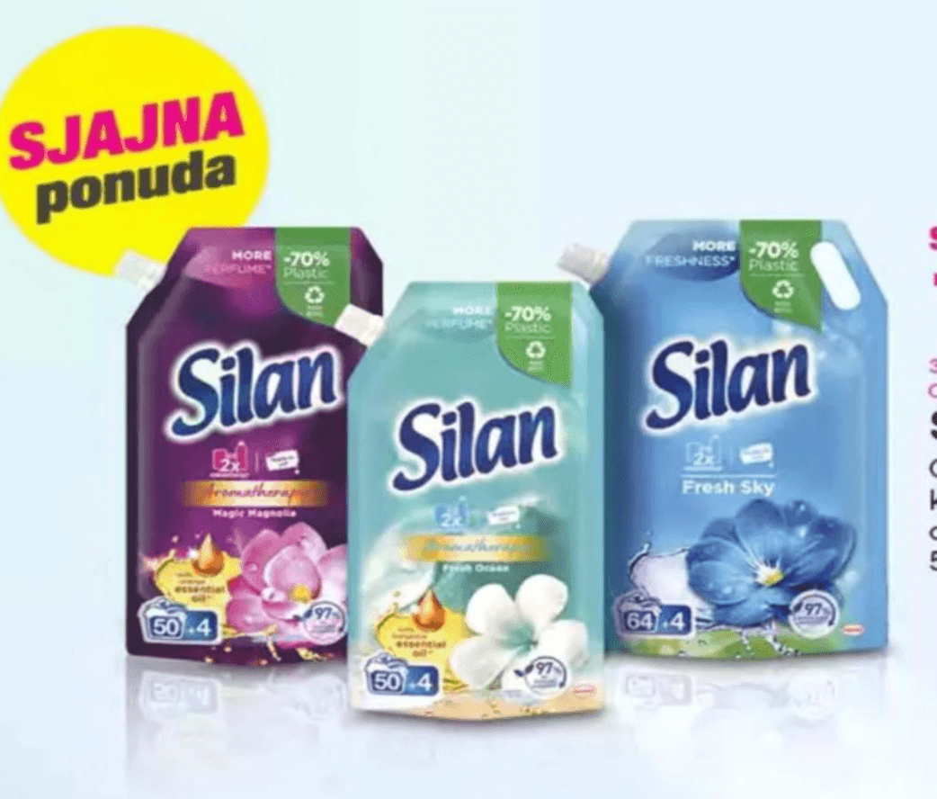 Silan Omekšivač za rublje 590 ml, 750 ml - Akcija u trgovini Bipa