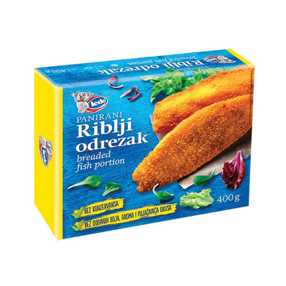Ledo Panirani filet oslića ili riblji odrezak 400 g - Akcija u trgovini Tommy
