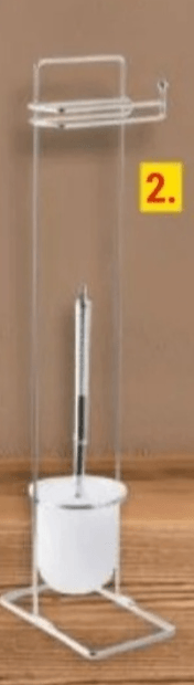 Držač toaletnog papira i WC četke - Akcija u trgovini Merkury