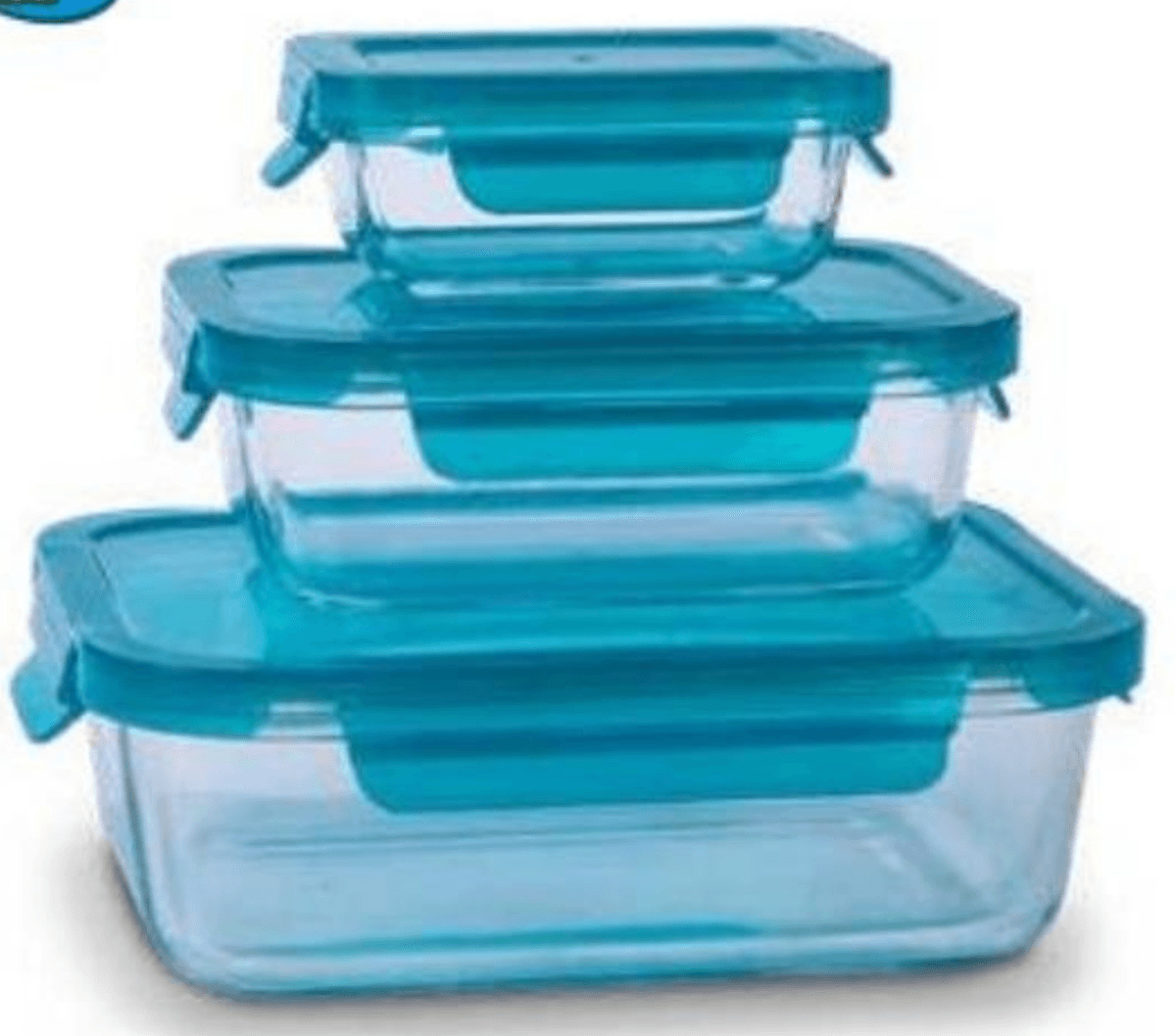 Set 3 staklene posude Sistema Casa - Akcija u trgovini Eurospin