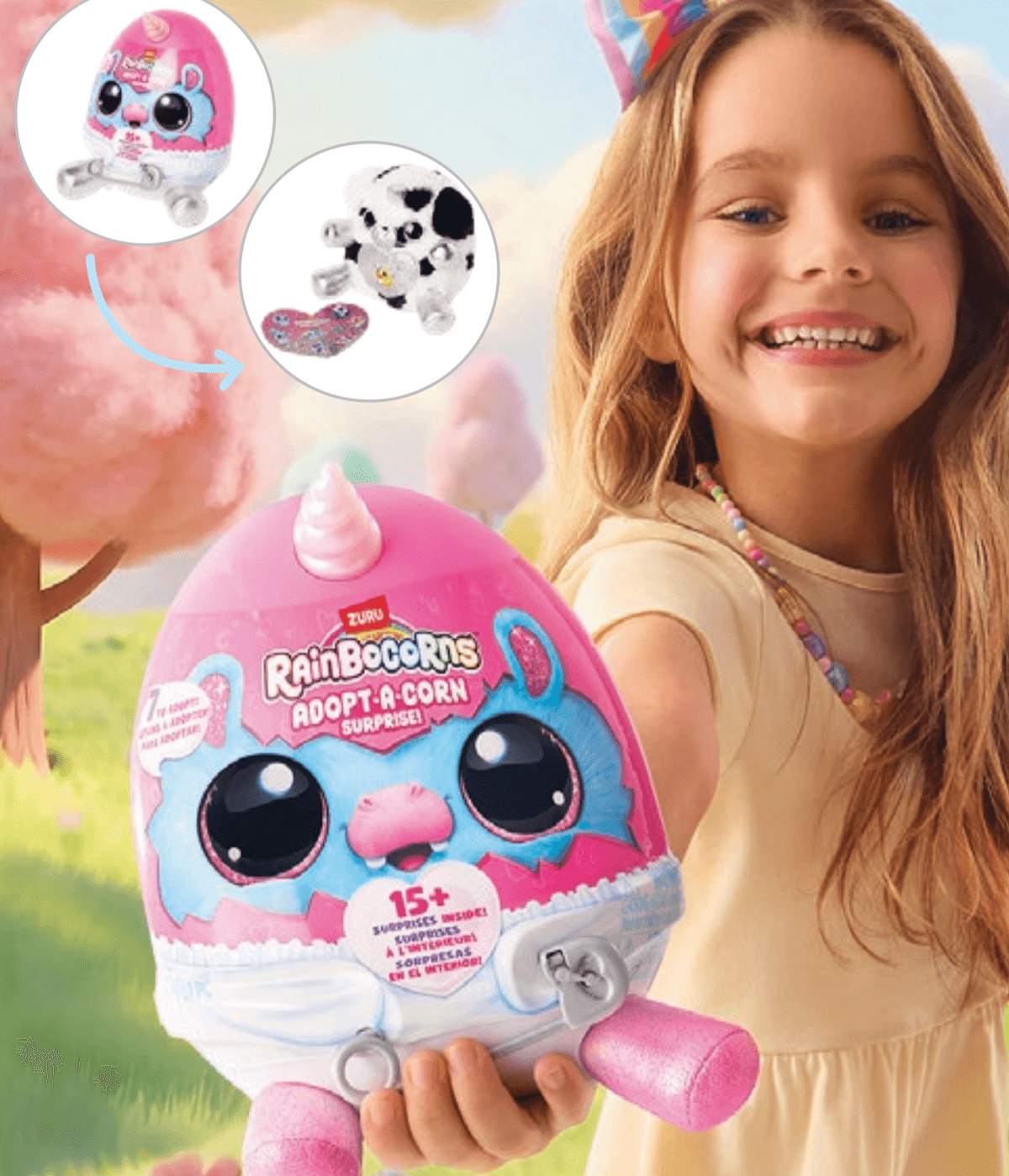 Zuru Adopt-A-Corn Surprise igračka iznenađenja otprilike 22 cm - Akcija u trgovini Pepco