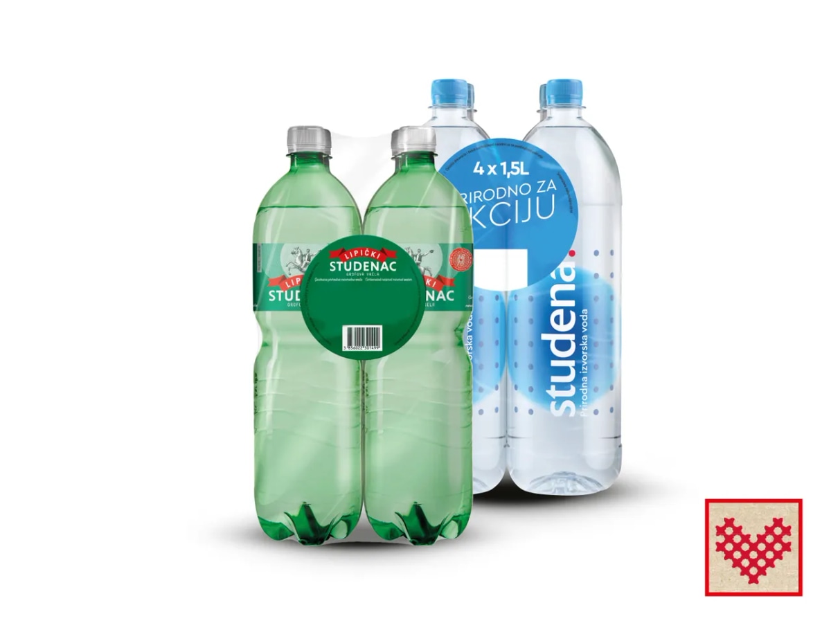 Studenac ili Studena Prirodna gazirana mineralna voda ili negazirana izvorska voda 1,5 I - Akcija u trgovini KTC