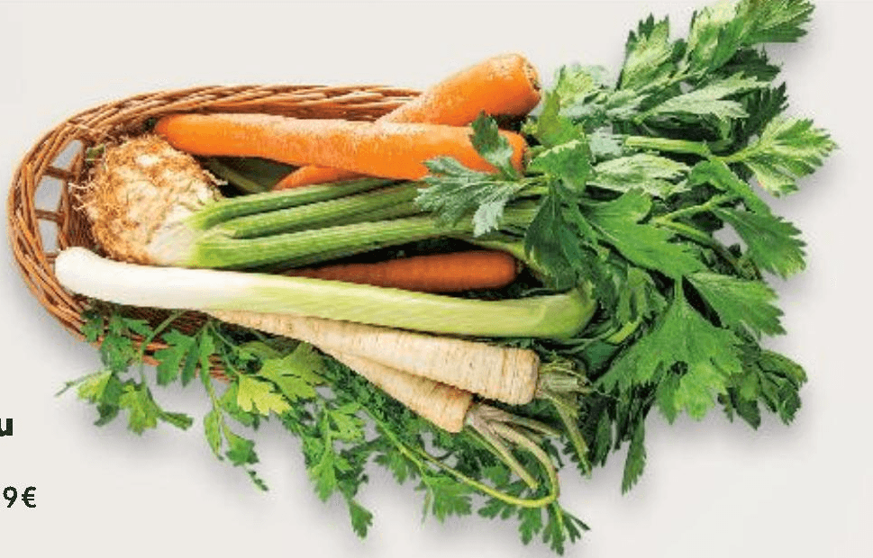 Domaće povrće za juhu 500 g - Akcija u trgovini Kaufland