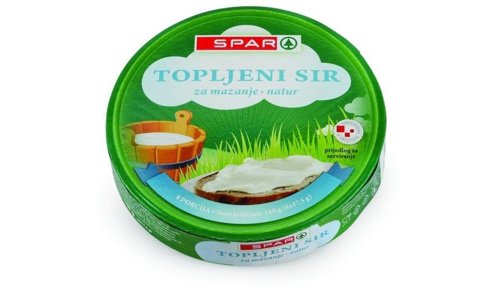 Topljeni sir Spar 140 g - Akcija u trgovini Spar