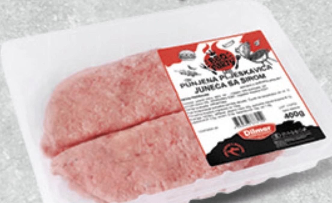 Punjena pljeskavica 400 g Dilmar Akcija u trgovini Konzum