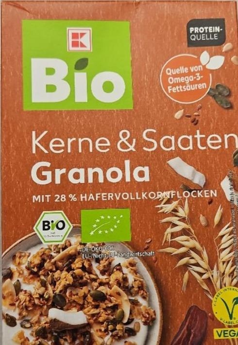 Bio Granole zrno i sjemenke ili kokos i badem 500 g - Akcija u trgovini Kaufland