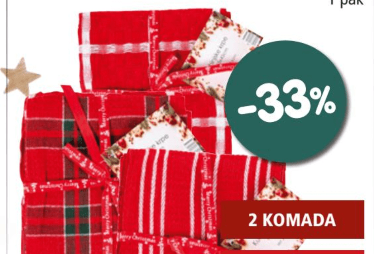 Kuhinjska krpa 1 pak - Akcija u trgovini Interspar