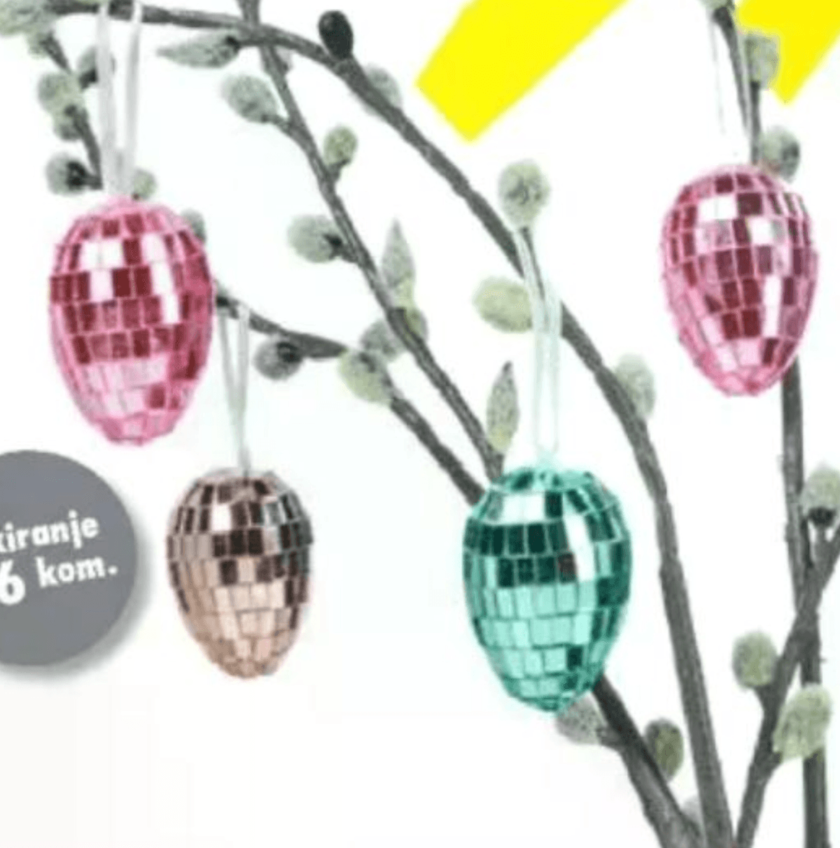 Disco ukrasna jaja - Akcija u trgovini Tedi