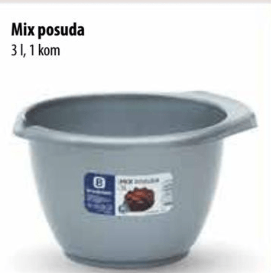 Mix posuda 1 kom - Akcija u trgovini NTL