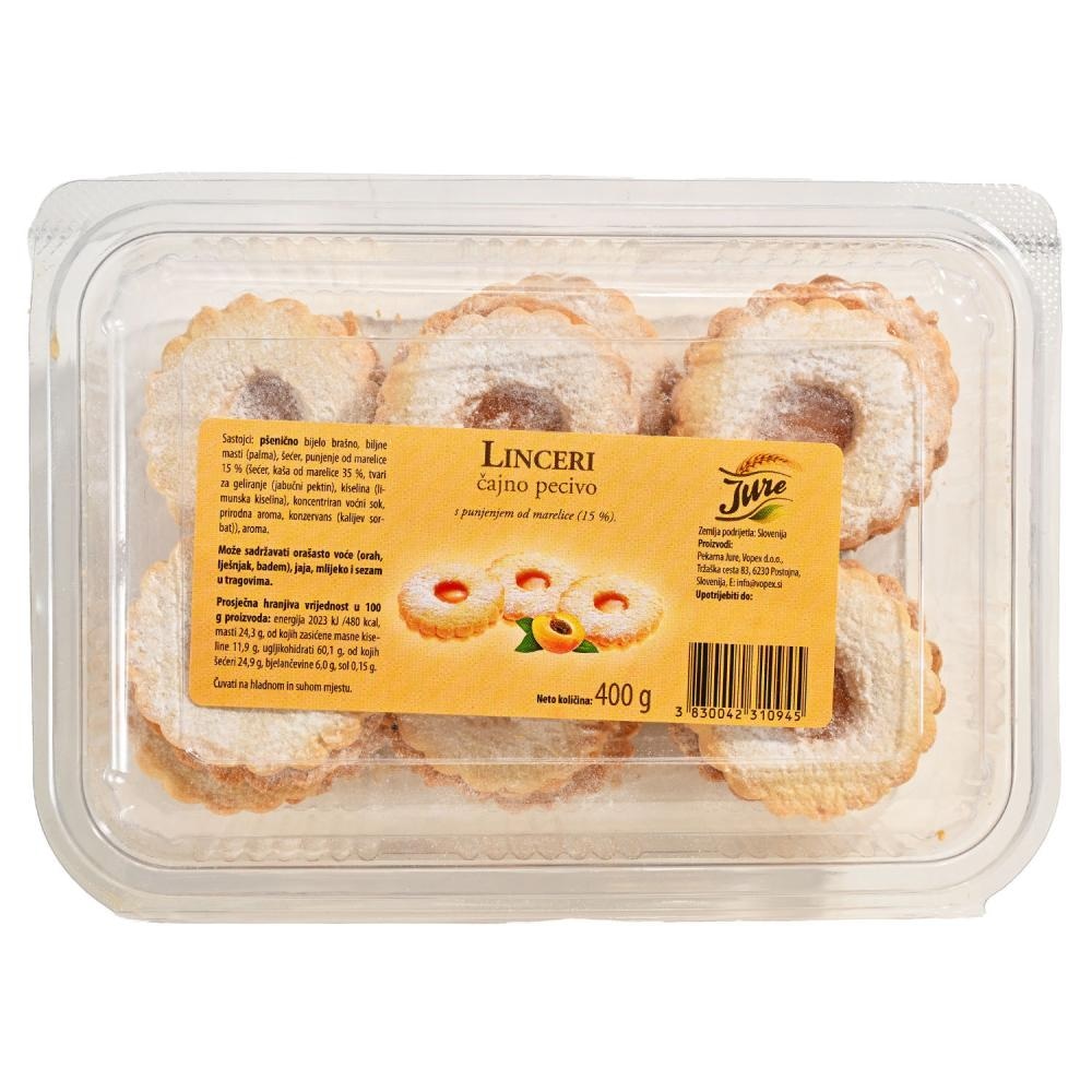 Linzeri 1100 g Jure - Akcija u trgovini Plodine