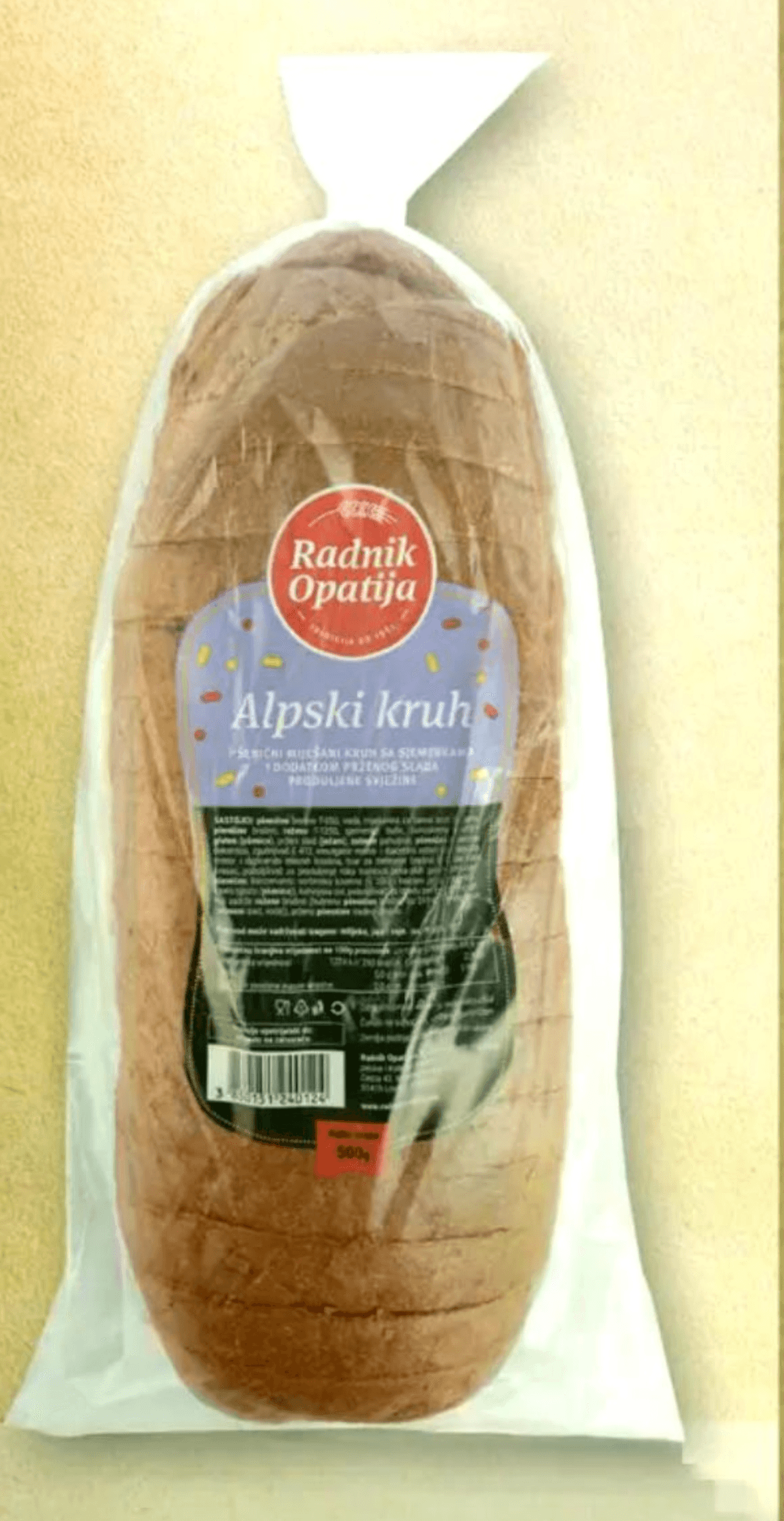 Alpski kruh 500 g - Akcija u trgovini Plodine