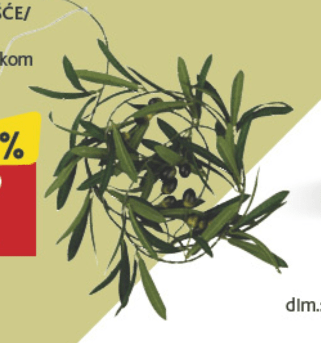 Lampice lišće/maslina kom - Akcija u trgovini Konzum