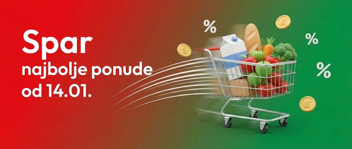 Najbolje Spar ponude: Što uloviti od 14.01. do 20.01.2026?