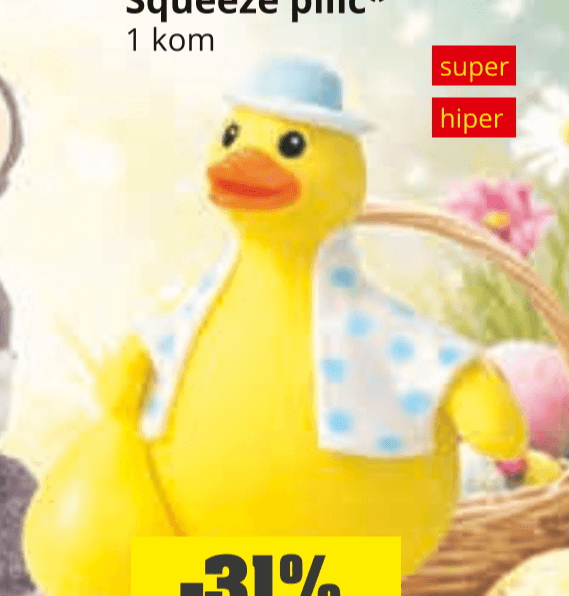 Squeeze pilić 1 kom - Akcija u trgovini Ribola