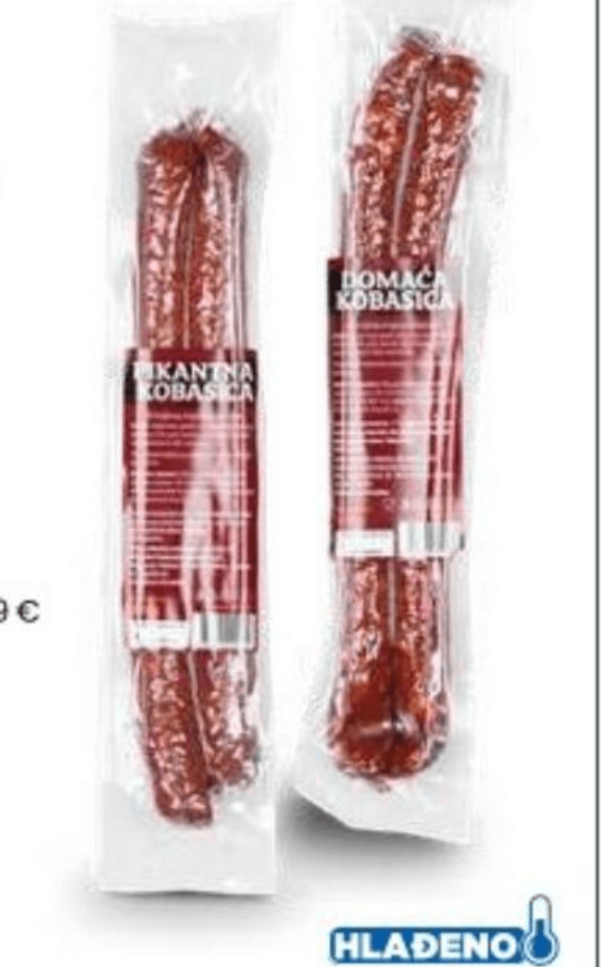 Kobasica domaća/pikantna 330 g - Akcija u trgovini Eurospin