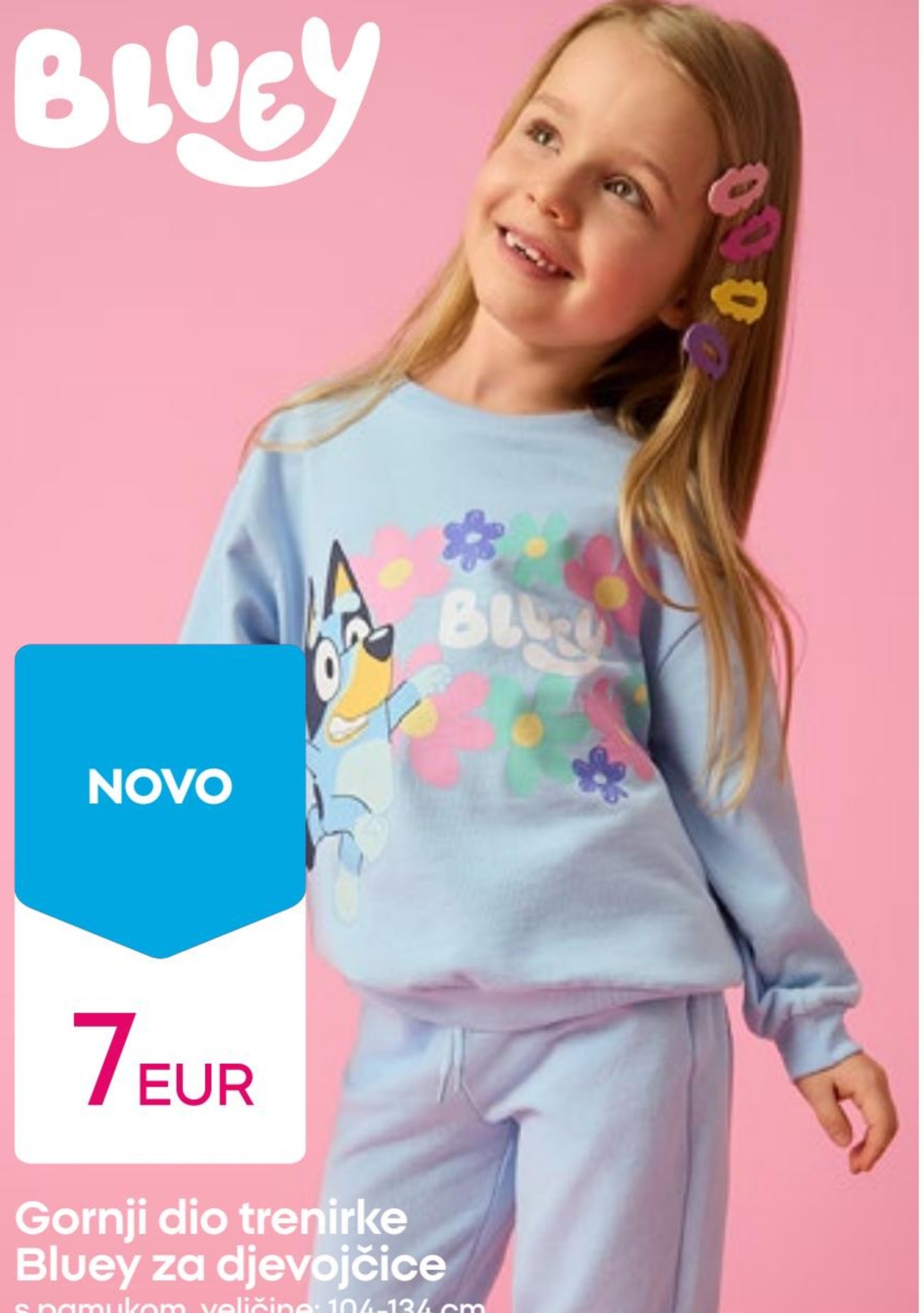 Gornji dio trenirke Bluey - Akcija u trgovini Pepco