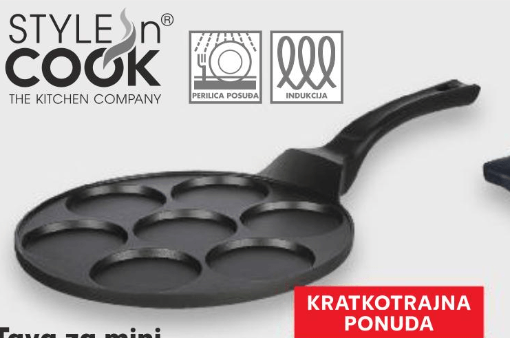 Tava za mini palačinke - Akcija u trgovini Plodine