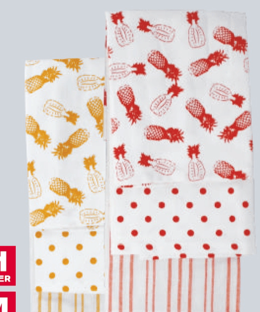 HOMELINES TEXTILES Kuhinjska krpa 1 pak, 3 kom - Akcija u trgovini Tommy