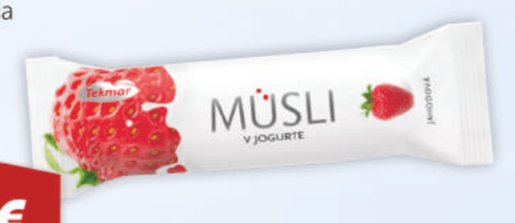 Musli bar 30 g Tekmar - Akcija u trgovini Boso