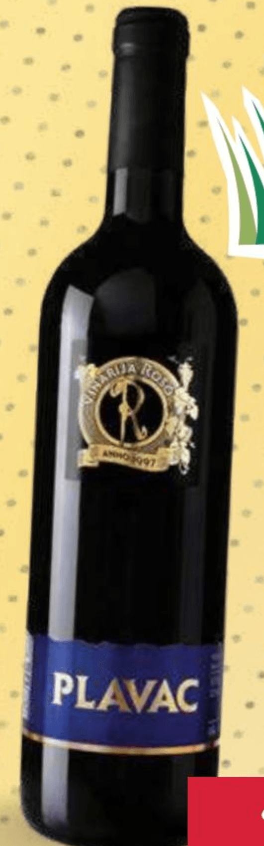 ROSO Vino Plavac 1l - Akcija u trgovini Pivac