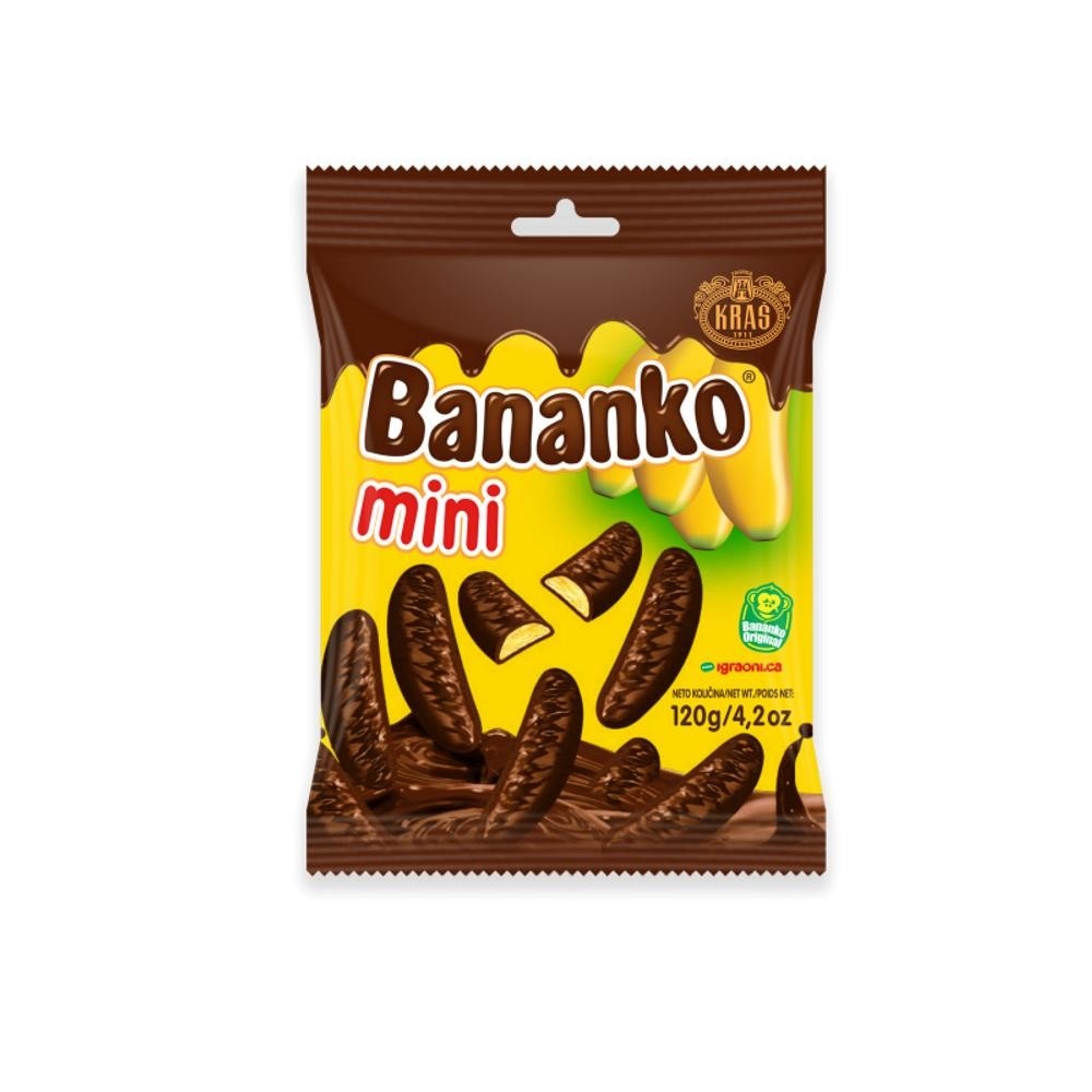 Dolciando mini Choco Bananas čokoladna bananica mini 120 g Akcija u trgovini Eurospin