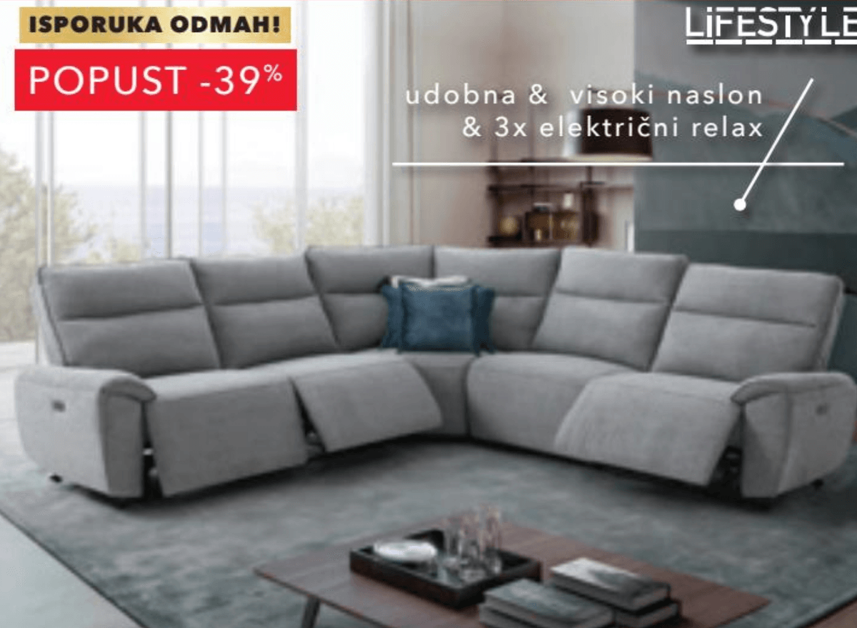 Kutna garnitura NOAH - Akcija u trgovini Harvey Norman