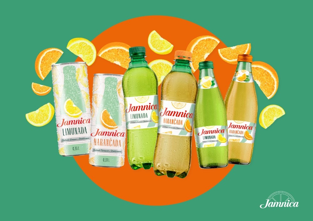 Jamnica limunada, narančada 330 ml Akcija u trgovini Djelo