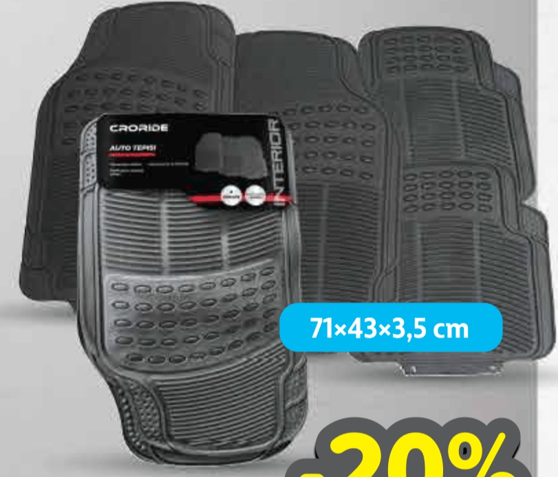 CRORIDE Autotepisi - Akcija u trgovini Plodine