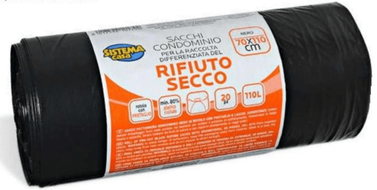Vreće za smeće crne 20 kom Sistema Casa - Akcija u trgovini Eurospin