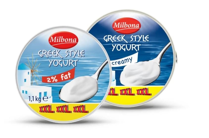 MILBONA Jogurt na grčki način XXL 8 x 125 g - Akcija u trgovini Lidl