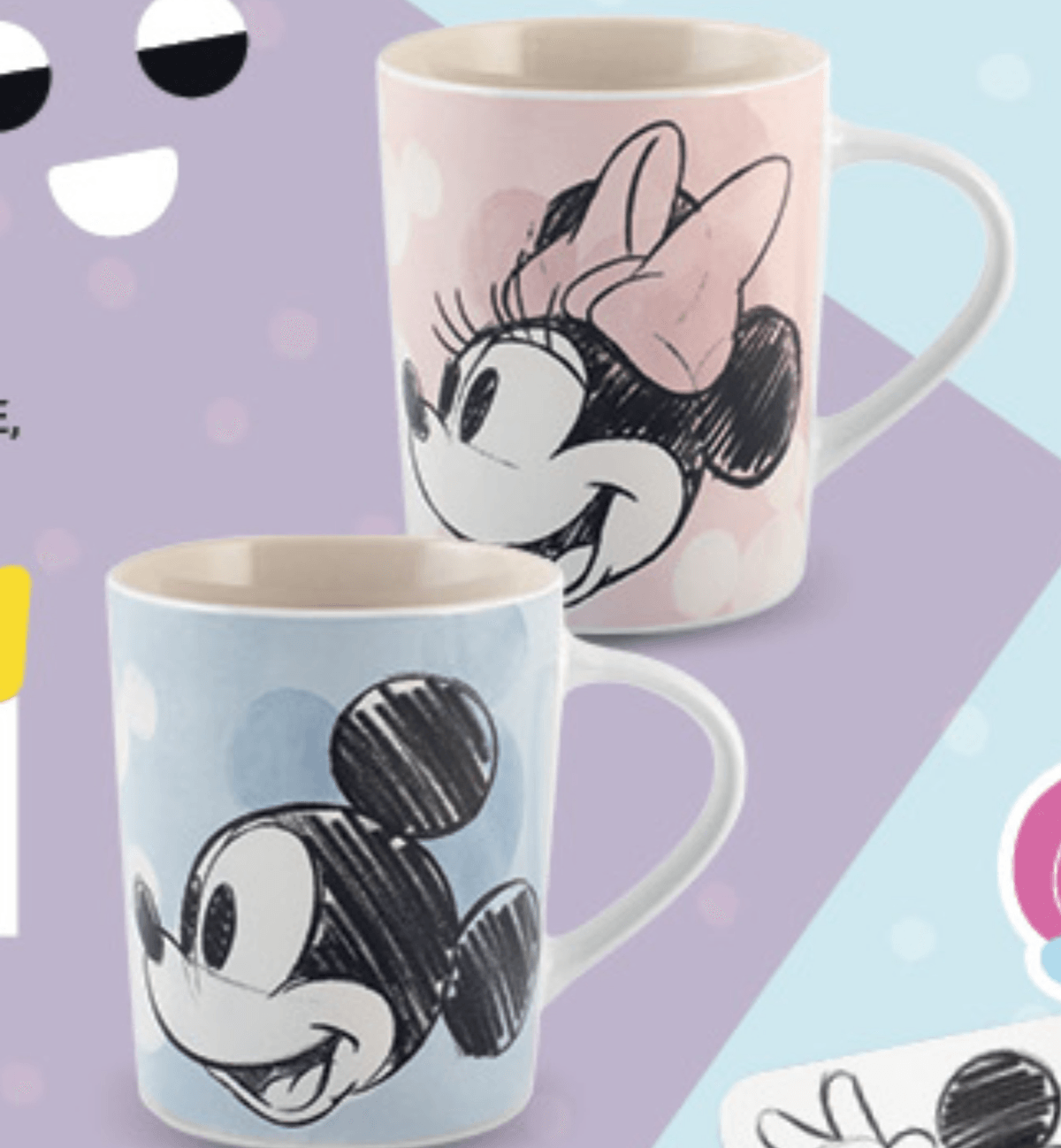 Disney šalica Minnie, Mickey 1 kom - Akcija u trgovini Konzum