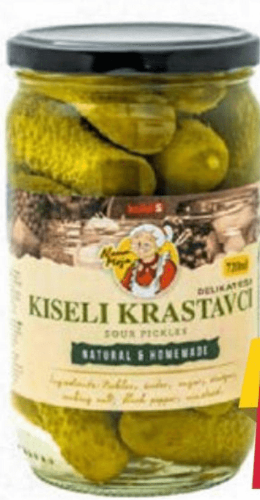 Kolid Kiseli krastavci delikates 720ml - Akcija u trgovini Pivac