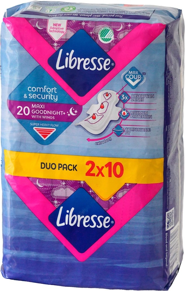 Higijenski ulošci Normal duo, Extra long Libresse 2x10 kom Akcija u trgovini Djelo