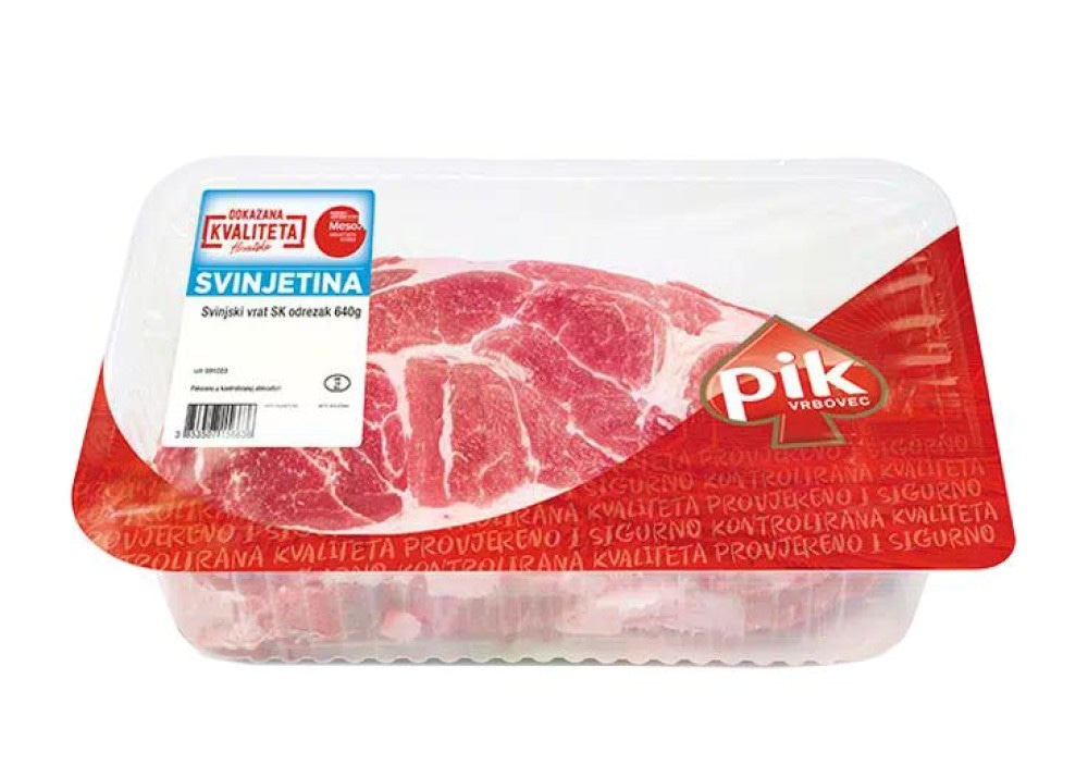 Svinjski vrat odrezak s kosti 640 G Pik Vrbovec - Akcija u trgovini 365 Market
