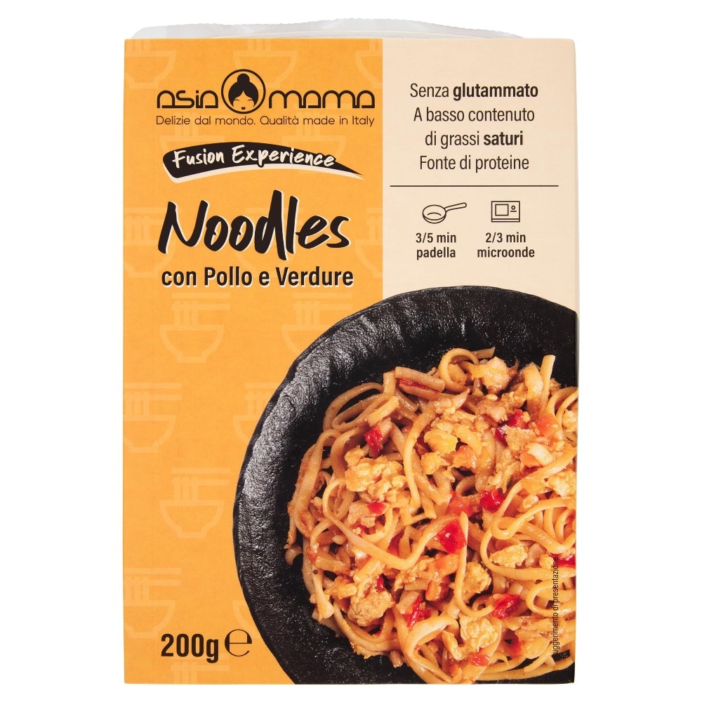 Asia Mama Noodles s piletinom i povrćem 200 g Akcija u trgovini Konzum