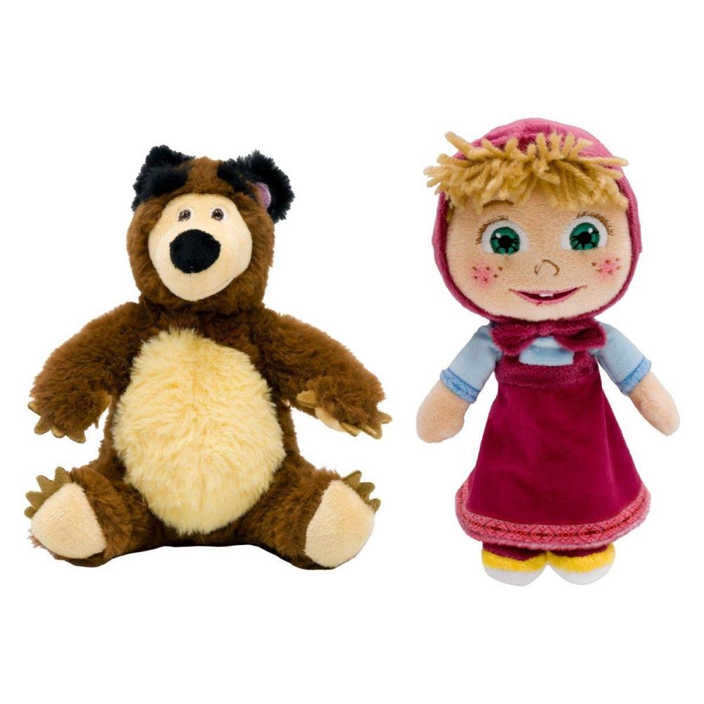 Masha and the Bear Plišani Maša, Medo 20cm, kom - Akcija u trgovini Konzum