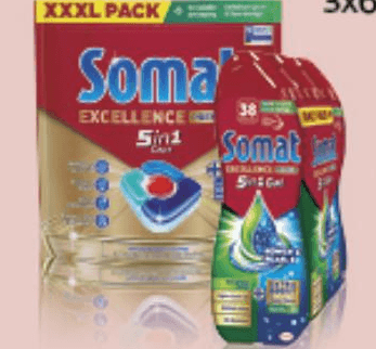 Somat Gel Excellence 3x684ml Akcija u trgovini Konzum