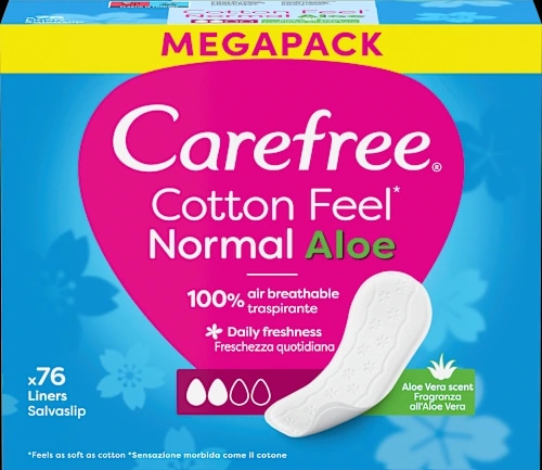 Carefree Cotton Feel Normal Liners 76 Liners - Akcija u trgovini Žabac