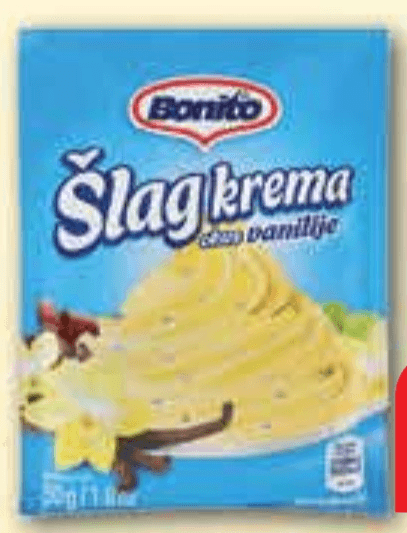 Bonito Šlag krema 50 g - Akcija u trgovini Plodine